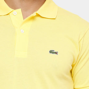 Camisa Gola Polo Lacoste Regular Fit Amarela