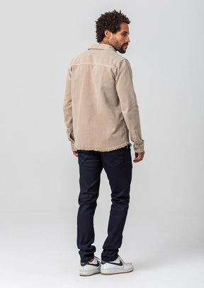 Camisa Sarja Rock e Soda Masculina - Kaqui / 45800