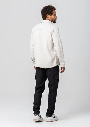 Camisa Sarja Rock e Soda Masculina - OFF WHITE / 45800