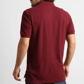 Camisa Gola Polo Tommy Hilfiger Masculina Coupe Sur Ivy - Marsala