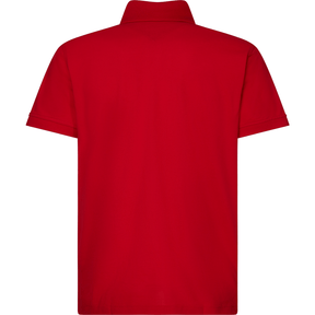 Camisa Gola Polo Tommy Hilfiger Masculina Coupe Sur Ivy - Vermelha