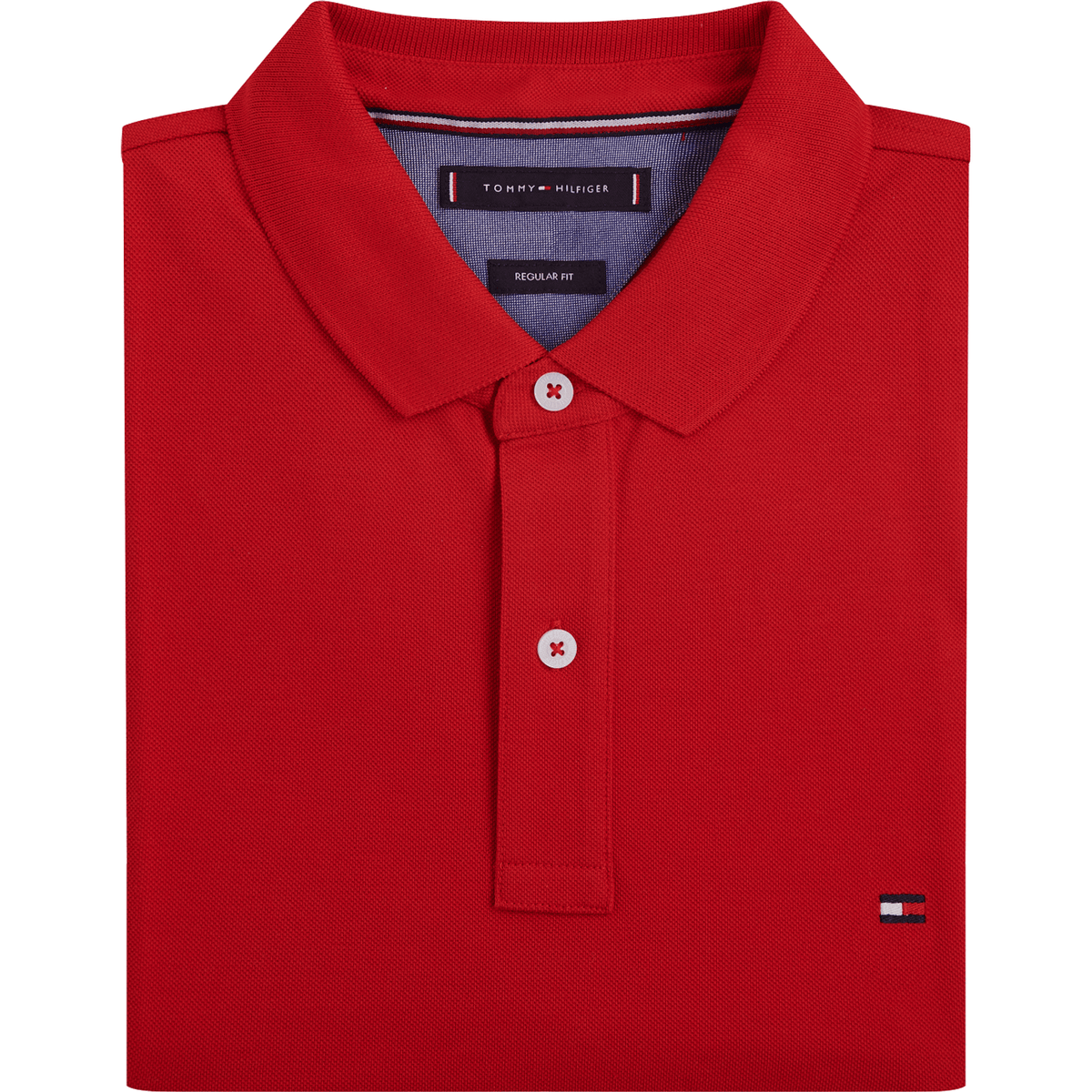 Camisa Gola Polo Tommy Hilfiger Masculina Coupe Sur Ivy - Vermelha