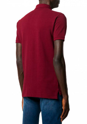 Camisa Gola Polo Ralph Lauren Masculina Custom Fit - Marsala