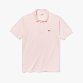 Camisa Gola Polo Lacoste Regular Fit Rosa Bebê