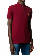 Camisa Gola Polo Ralph Lauren Masculina Custom Fit - Marsala