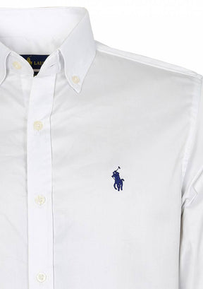 Camisa Social Ralph Lauren Oxford - Branca