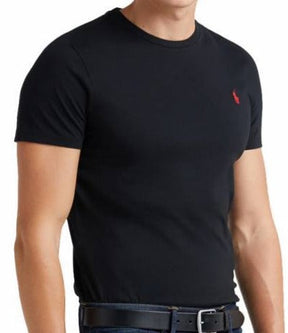 Camiseta Ralph Lauren Masculina Custom Fit - Preta