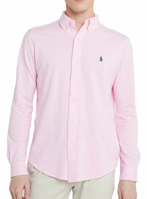 Camisa Social Ralph Lauren Oxford - Rosa Bebê