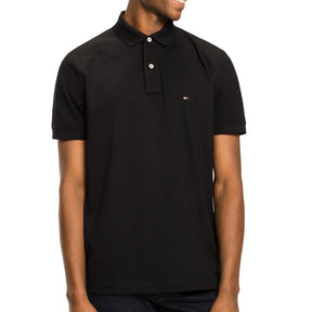 Camisa Gola Polo Tommy Hilfiger Masculina Coupe Sur Ivy - Preta