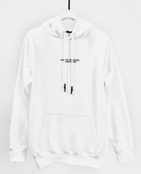 Moletom Armani Exchange - Branco com capuz