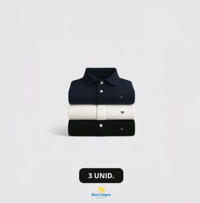 Kit 3 Polo Tommy