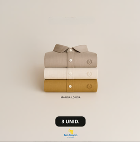 Kit 3 Camisas New Viscose