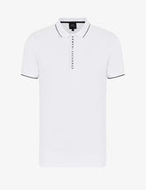 Camisa Polo Armani Exchange Slim Fit - Branca