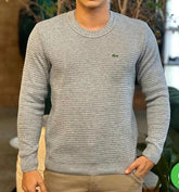 Suéter Masculino Lacoste - Cinza
