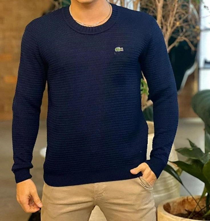 Suéter Masculino Lacoste - Azul Marinho
