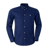 Camisa Ralph Lauren Social Regular Fit Azul Marinho