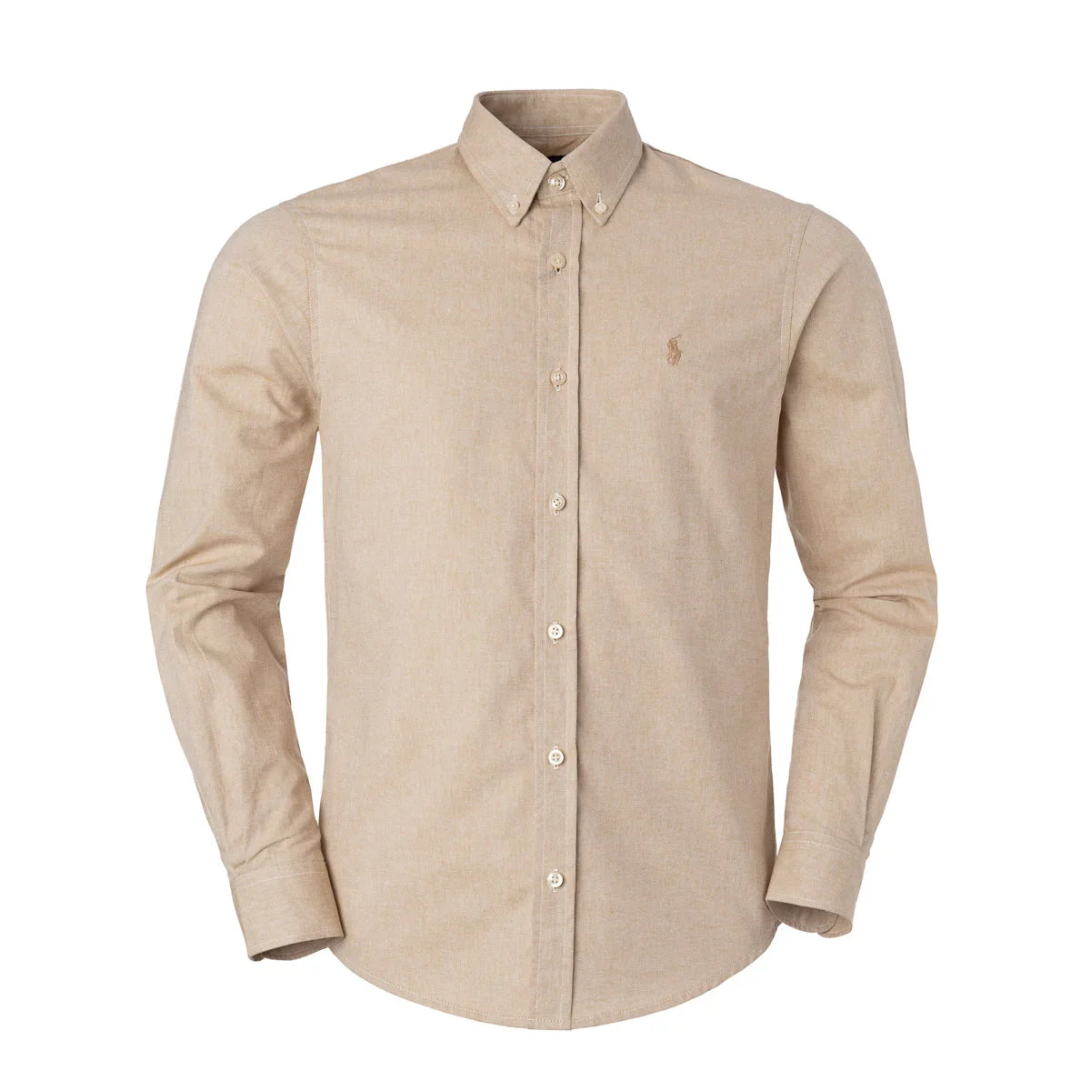 Camisa Ralph Lauren Social Regular Fit Bege
