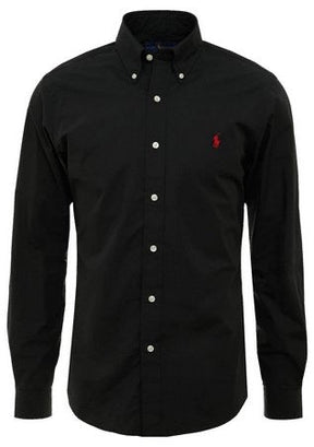 Camisa Social Ralph Lauren Oxford - Preta