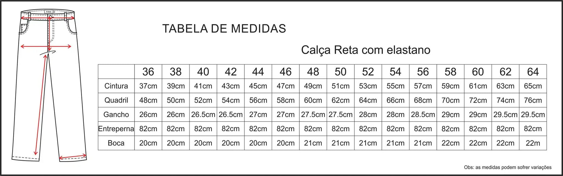 Kit 3 Camisetas e 3 Calças Jeans Lacoste